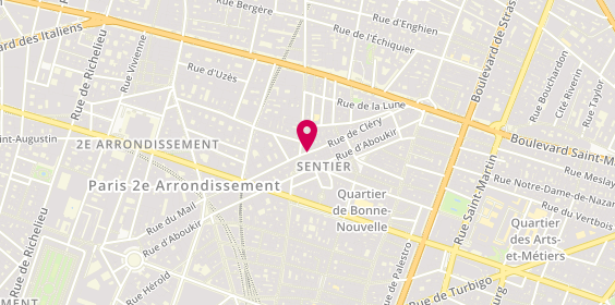 Plan de Residence Appartements Clery, 50 Rue Cléry, 75002 Paris