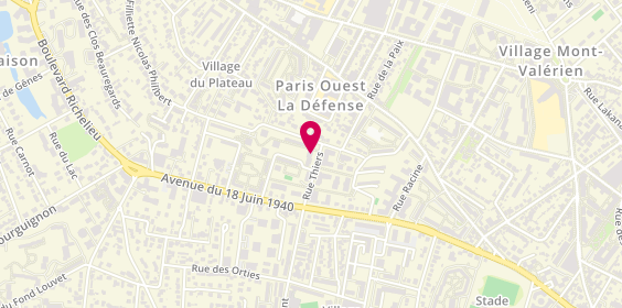Plan de Résidence autonomie ARPAVIE Les Tarâtres, 17 Rue Thiers, 92500 Rueil-Malmaison