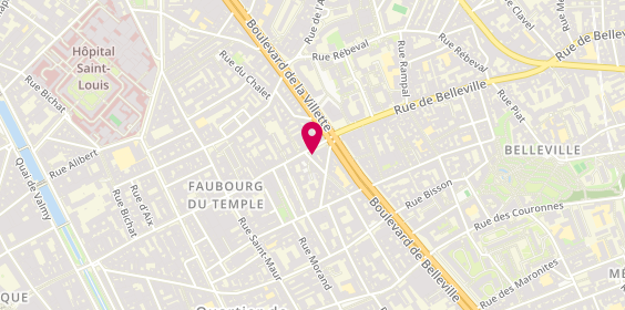Plan de Residence Appart la Presentation, 116 Rue du Faubourg du Temple, 75011 Paris