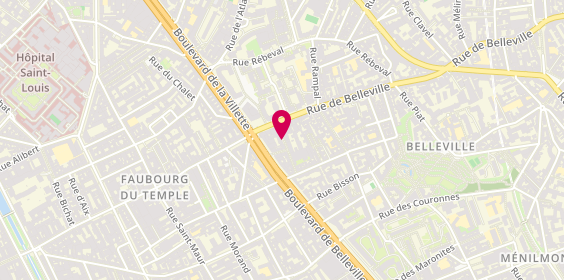 Plan de Residence Appartement Desnoyez, 13 Rue Denoyez, 75020 Paris