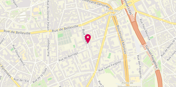 Plan de Résidence Appartement Haxo, 84 Rue Haxo, 75020 Paris