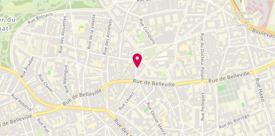 Plan de Résidence Appartement Les Fêtes, 8 Rue Fêtes, 75019 Paris