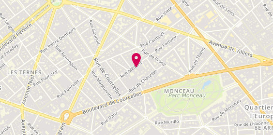 Plan de Korian Monceau, 26 Rue Médéric, 75017 Paris