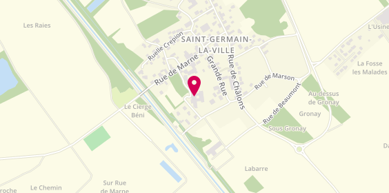 Plan de EHPAD Résidence du Parc, 2 Rue Résidence du parc, 51240 Saint-Germain-la-Ville