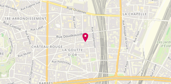 Plan de Ehpad l'Oasis, 11/15 Rue de Laghouat, 75018 Paris