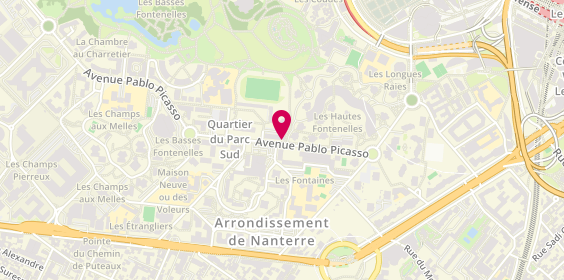 Plan de Résidence autonomie Pasteur - Hauts-de-Seine Habitat, 117 avenue Pablo Picasso, 92000 Nanterre