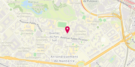 Plan de Les Résidences des Cités Jardins, 117 Avenue Pablo Picasso, 92000 Nanterre