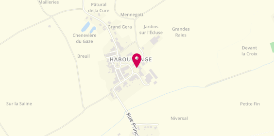Plan de Ehpad Ravida Brice, 64 Rue des Châteaux, 57340 Haboudange