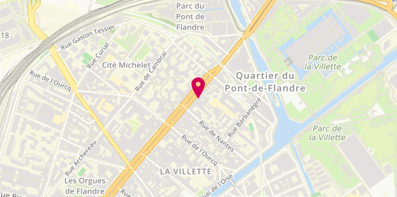 Plan de Résidence Appartement Flandre, 142 avenue de Flandre, 75019 Paris