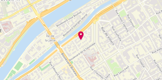 Plan de Les Bords de Seine, 76 Boulevard Bourdon, 92200 Neuilly-sur-Seine