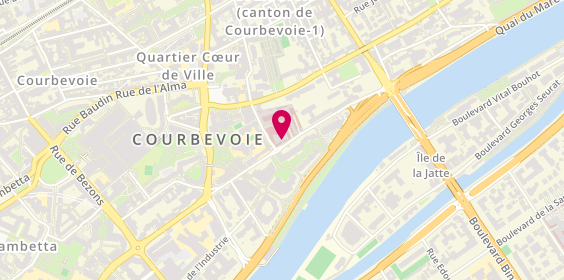 Plan de Les Chenets, 51 Bis Rue Victor Hugo, 92400 Courbevoie