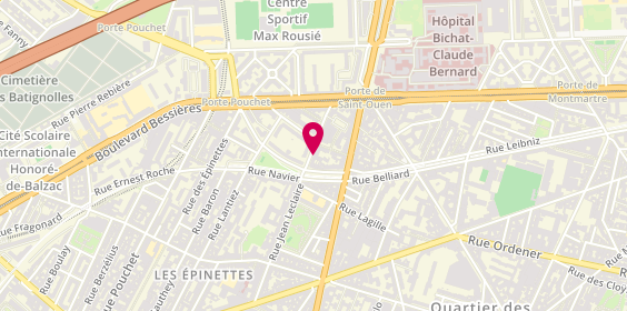 Plan de Residence Appartement St Ange, 16 Rue Jean Leclaire, 75017 Paris