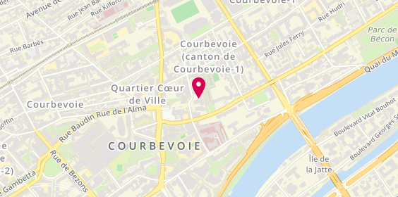 Plan de Résidence Ger'home, 23 Rue Jules Lefèvre, 92400 Courbevoie