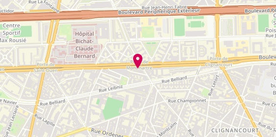 Plan de Appartement Hebergement Temporaire Les Symphonies, 91 Boulevard Ney, 75018 Paris
