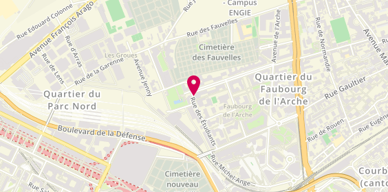 Plan de Maison de retraite ORPEA - Léonard de Vinci, 12-18 avenue Puvis de Chavannes, 92400 Courbevoie