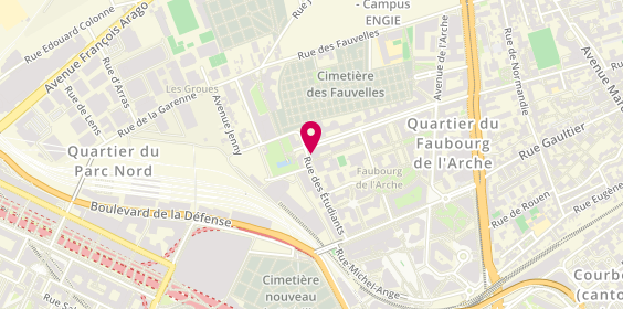 Plan de Résidence Léonard de Vinci - emeis, 12-18 avenue Puvis de Chavannes, 92400 Courbevoie