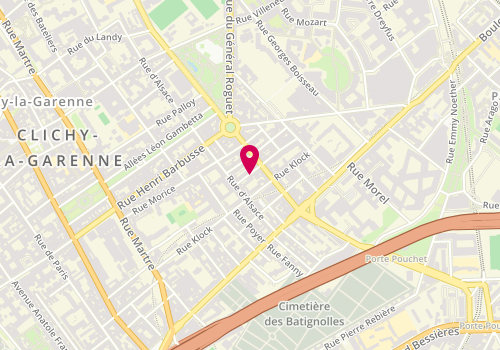 Plan de Residence Autonomie Azur, 6 Rue Pierre Curie, 92110 Clichy