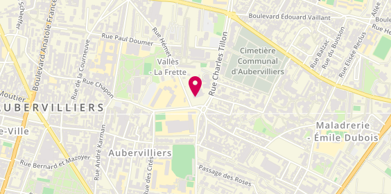 Plan de EHPAD public Constance Mazier, 4 Rue Hémet, 93300 Aubervilliers