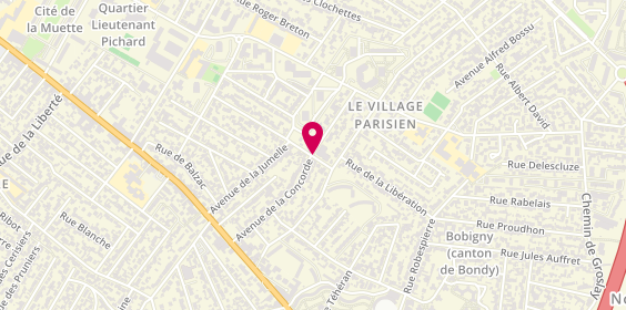 Plan de Residence Autonomie Les Myosotis, 63 Rue Travailleurs, 93700 Drancy