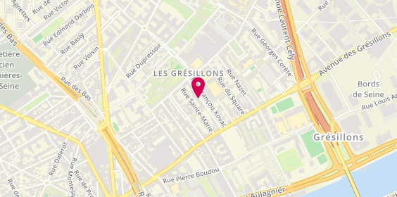 Plan de Adef Résidences la Maison des Cytises, 23 Rue Jaffeux, 92230 Gennevilliers