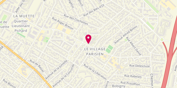 Plan de Residence Autonomie Les Mimosas, 61 Rue des Bois de Groslay, 93700 Drancy