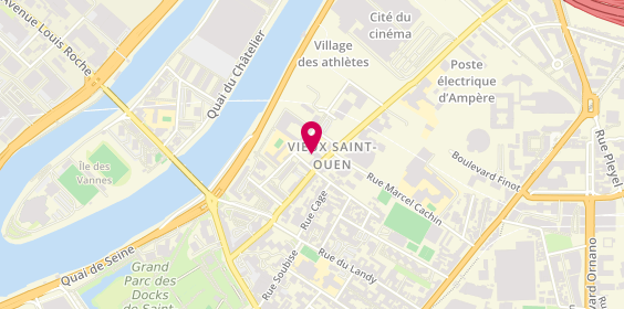 Plan de Ehpad Hovia Saint-Ouen, 49 Rue de Saint-Denis, 93400 Saint-Ouen-sur-Seine