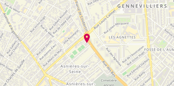 Plan de La Residence Medicis, 129 Rue des Bas, 92600 Asnières-sur-Seine