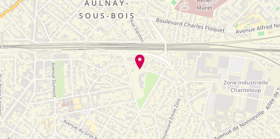 Plan de EHPAD Camille Saint-Saëns (Groupe SOS Seniors), 18 Boulevard de Gourgues, 93600 Aulnay-sous-Bois
