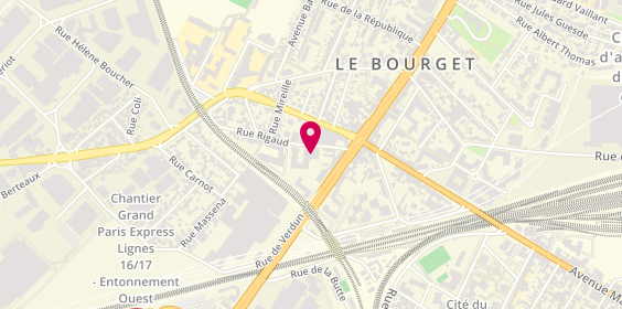 Plan de Adef Résidences la Maison des Glycines, 3 Rue Rigaud, 93350 Le Bourget