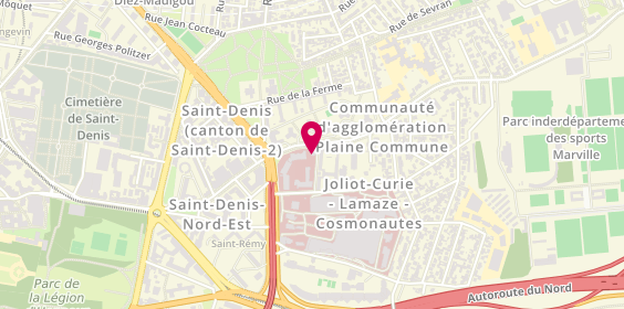 Plan de Adef la Maison du Pommier Pourpre, 2 avenue Romain Rolland, 93200 Saint-Denis