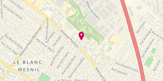 Plan de Ehpad Monmousseau, 9 Rue Gaston Monmousseau, 93150 Le Blanc-Mesnil