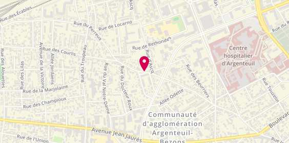 Plan de Residence Autonomie Jean Baillet, 106 Rue Perreux, 95100 Argenteuil