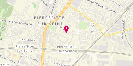 Plan de Adef Résidences la Maison de l'Alisier, 44 Rue Guéroux, 93380 Pierrefitte-sur-Seine