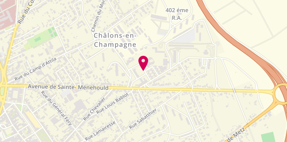 Plan de Medica France, 6 Rue Hôpital Militaire, 51000 Châlons-en-Champagne