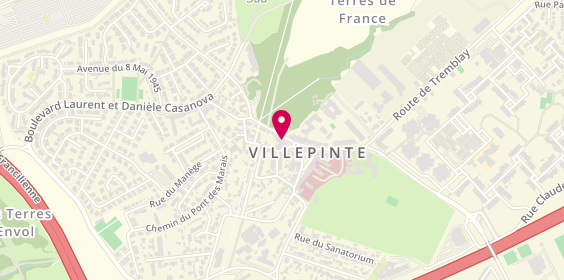 Plan de EHPAD ARPAVIE Pétronille, 1 Rue Henri Barbusse, 93420 Villepinte