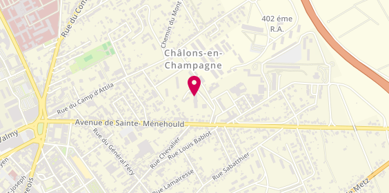 Plan de Logements Foyer Croix Wilson, 9 Rue Croix Milson, 51000 Châlons-en-Champagne