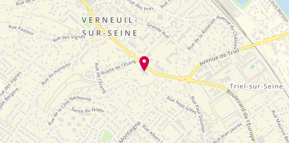 Plan de Le numéro du boulevard G. Clémenceau Résidence Clémenceau, Boulevard Georges Clemenceau, 78480 Verneuil-sur-Seine