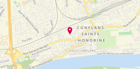Plan de Résidence le Prieuré, 48 Rue Arnoult Crapotte, 78700 Conflans-Sainte-Honorine