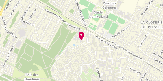 Plan de EHPAD Yvonne de Gaulle (Groupe ACPPA), 55 avenue des Marais, 95130 Franconville