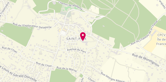 Plan de Domaine de Saint-Pry, 2 Rue de Reinebourg, 95390 Saint-Prix
