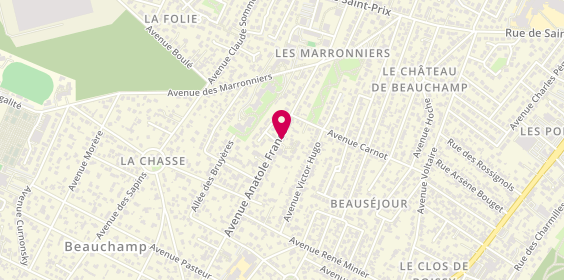 Plan de Residence Personnes Agees Eugene Robin, 60 avenue Anatole France, 95250 Beauchamp