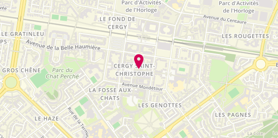 Plan de Résidence autonomie ARPAVIE la Bastide, 2 place du Marché, 95800 Cergy