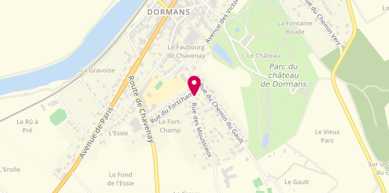 Plan de Ehpad de Dormans, 29 Rue Moussiaux, 51700 Dormans