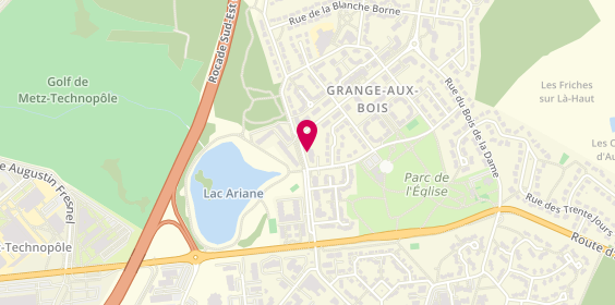 Plan de Ehpad la Grange Aux Bois, 21 Rue de la Falogne, 57070 Metz