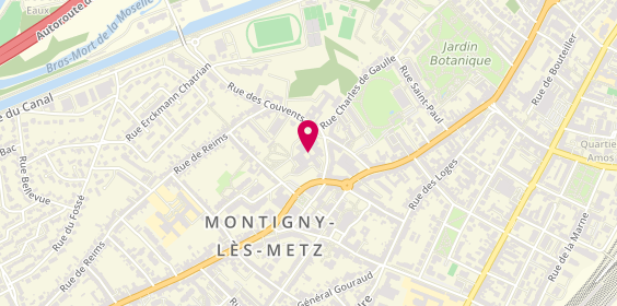 Plan de Maison de Retraite Ste Famille, 2 Rue des Couvents, 57950 Montigny-lès-Metz