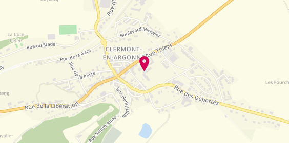 Plan de Site Clermont, 10 Rue Thiers, 55120 Clermont-en-Argonne