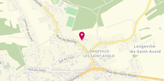 Plan de E H P A D Les Lauriers, 52 Rue de Boulay, 57740 Longeville-lès-Saint-Avold