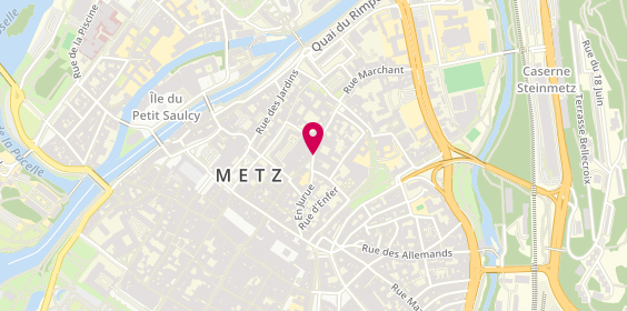 Plan de Residence du Haut de Ste Croix, 10 Rue Haut de Sainte Croix, 57000 Metz