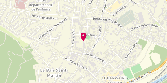 Plan de Maison d'Accueil Pour Personnes Agees, 7 Rue de l'Abbaye, 57050 Le Ban-Saint-Martin
