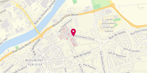 Plan de Ehpad Saint Laurent Beaumont, 20 Rue Edmond Turcq, 95260 Beaumont-sur-Oise